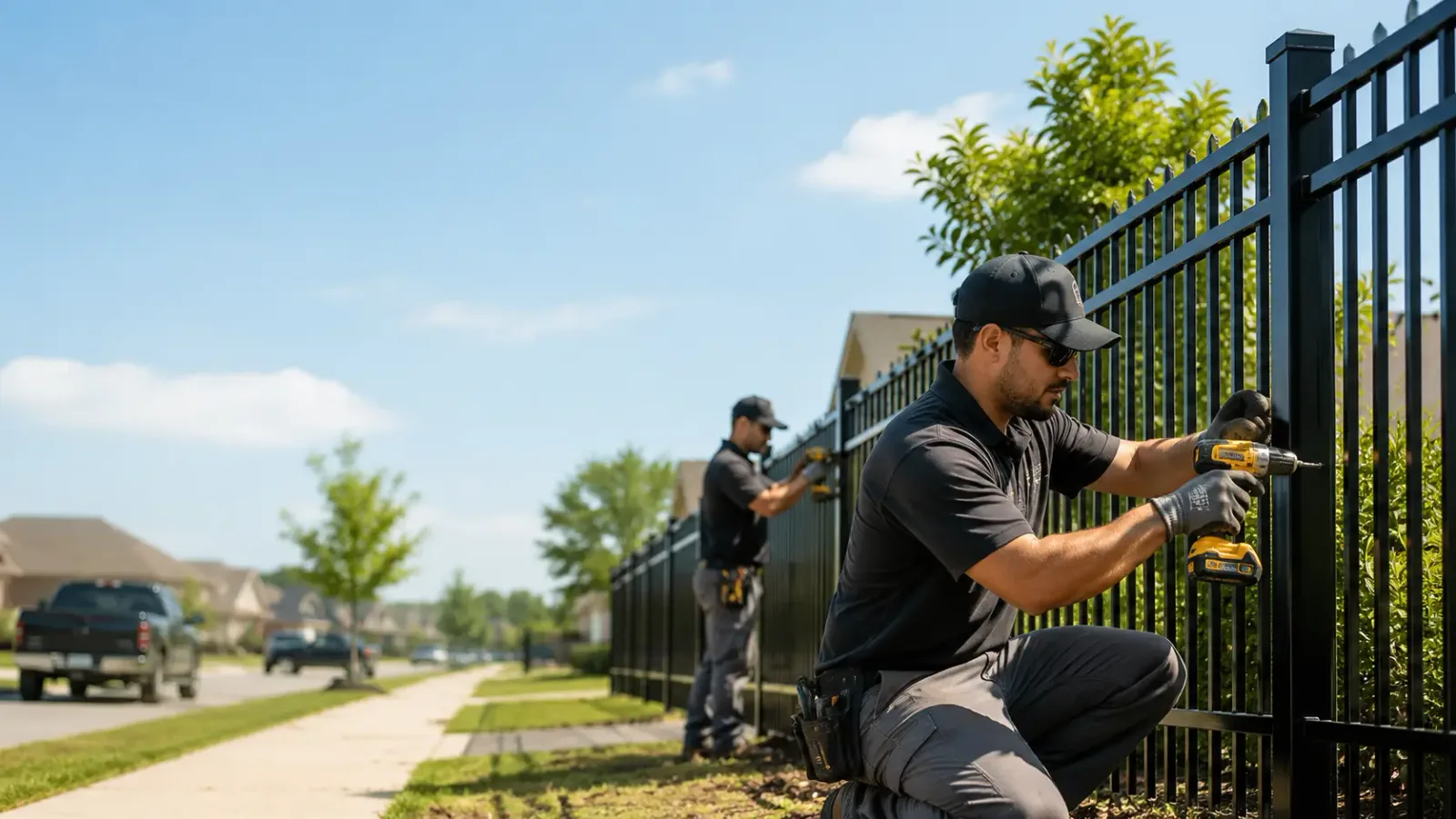 Metal Fence Installation in Fairfield Bay, AR